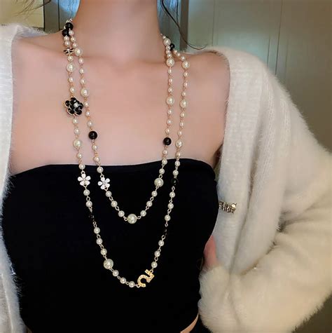 get good chanel pearl necklace replica|cheap chanel dupes jewelry.